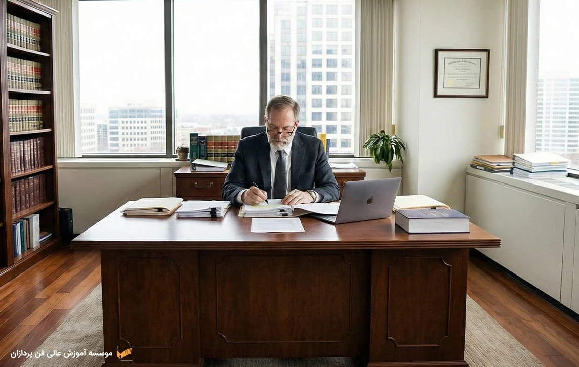 بازبینی اسناد توسط مشاور حقوقی